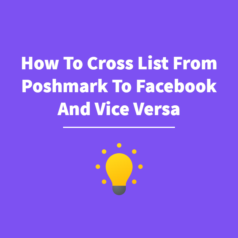 How To Cross List From Poshmark To Facebook Marketplace - Featured