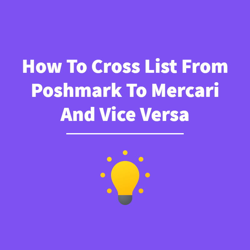 How To Cross List From Poshmark To Mercari - Featured