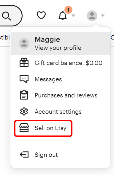 Sell On Etsy