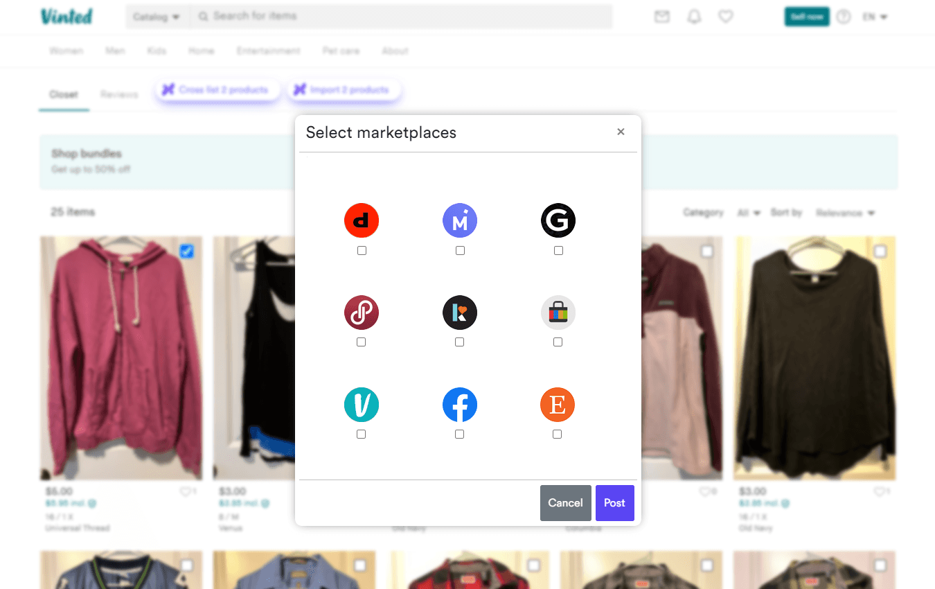 Vinted - Select Marketplaces