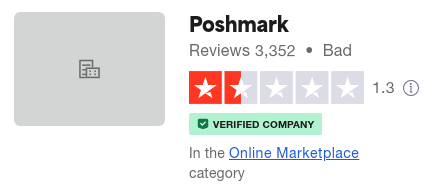 Poshmark Trustpilot Aggregate Review