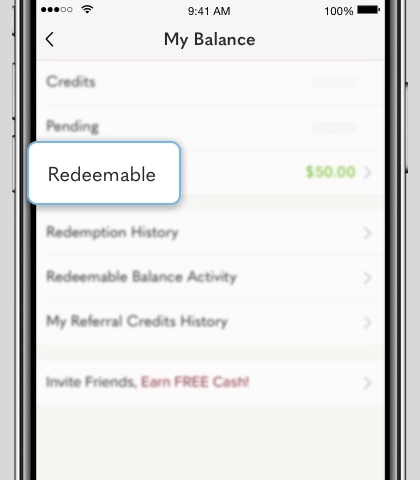 Poshmark Redeemable Balance