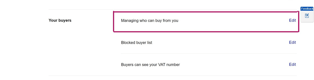 eBay Your Buyers