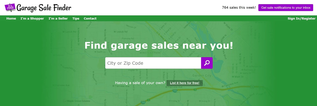 Garage Sale Finder