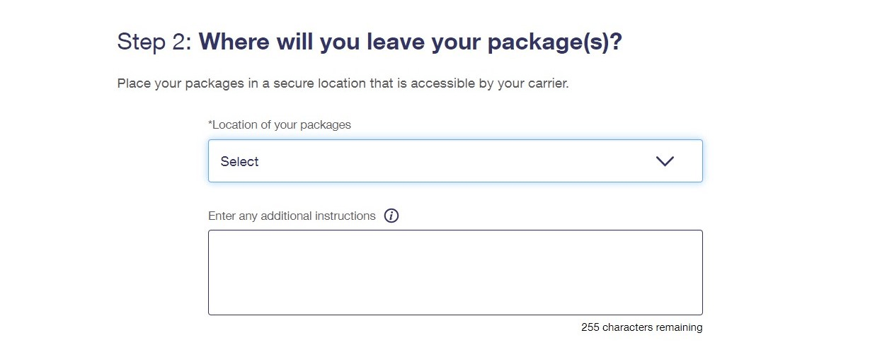 Where Will You Leave Your Packages