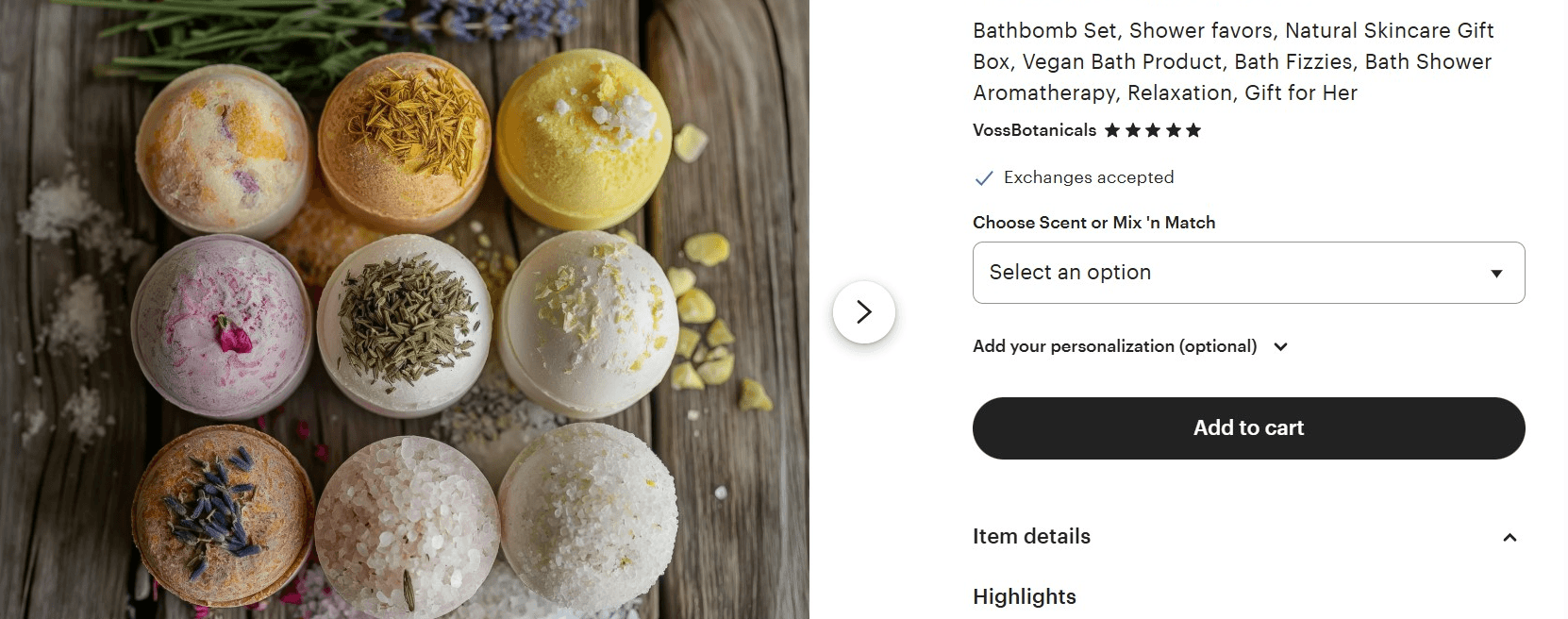 Bath bombs - Etsy