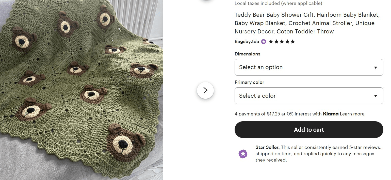 Knitted Blanket - Etsy