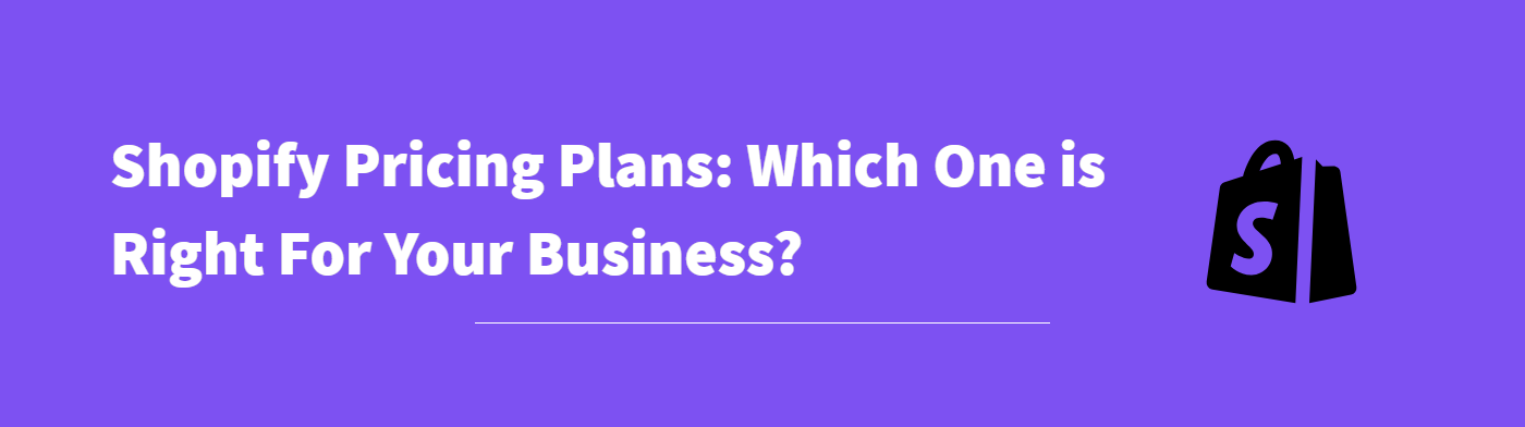 Shopify Pricing Plans