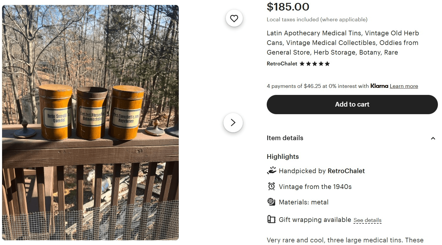 Vintage Item - Etsy