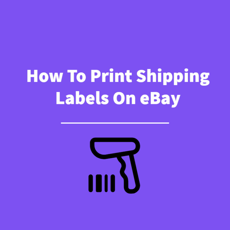 How To Print Shipping Labels On eBay
