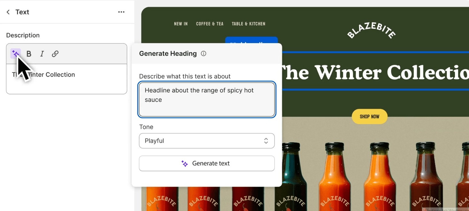 Shopify Web Builder