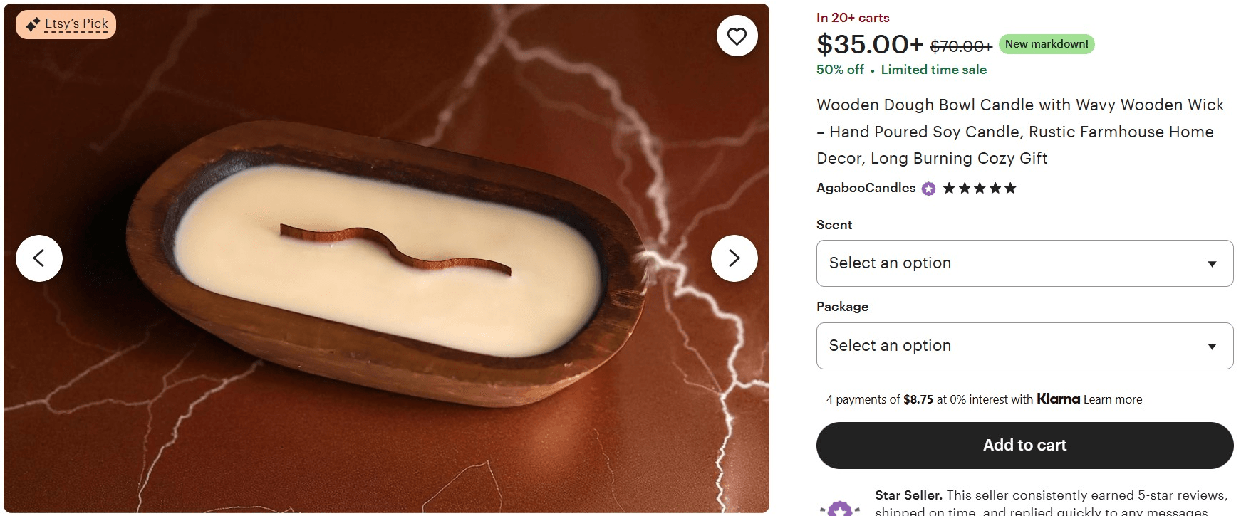 Etsy Brown Background