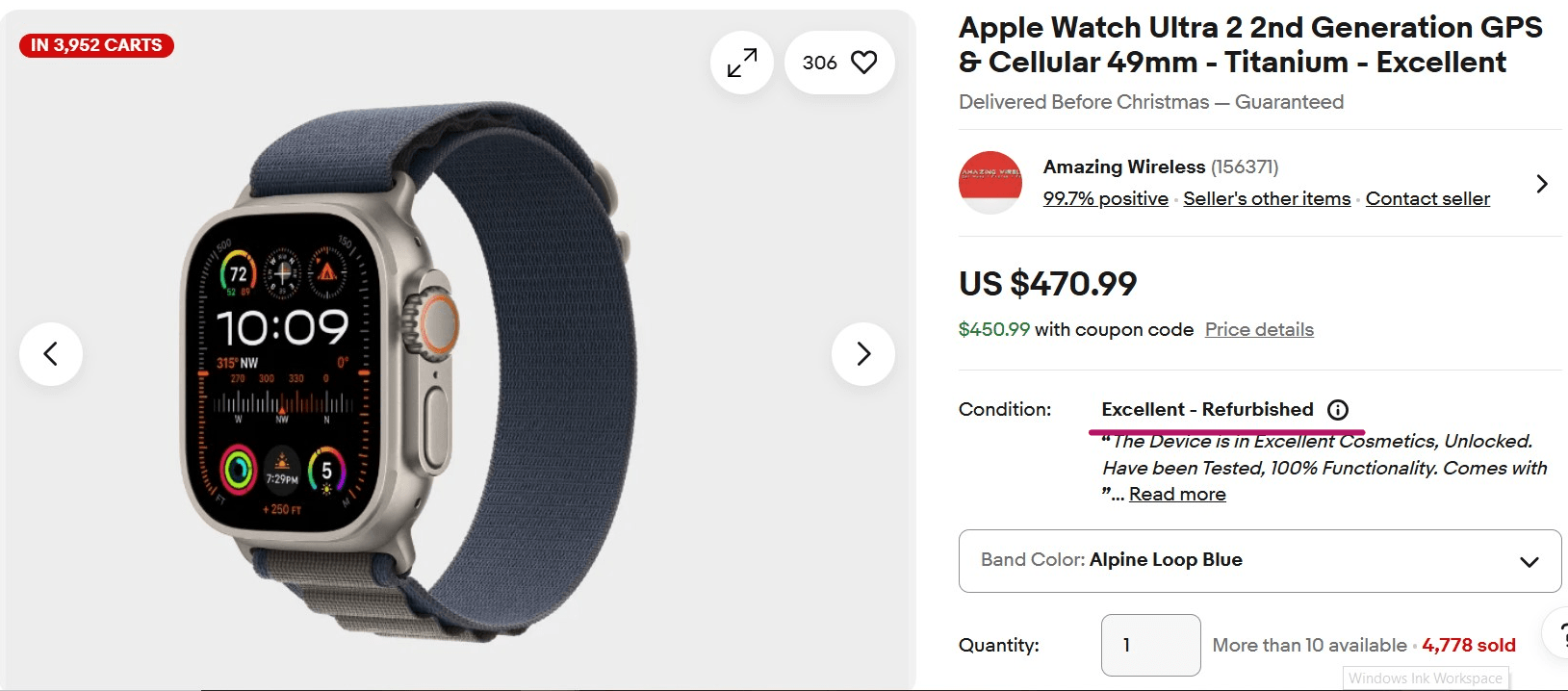 eBay Refurbished Condition