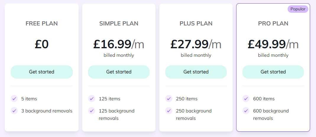 Vendoo UK Pricing